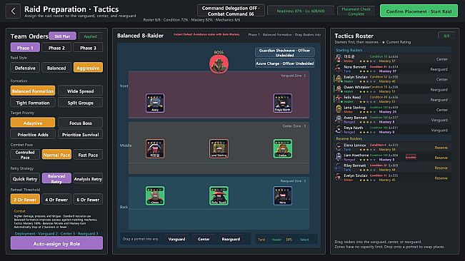 Raid Leader Simulator