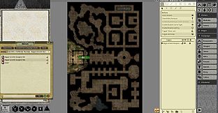Fantasy Grounds - Pathfinder RPG - Pathfinder Flip-Mat: Bigger Ancient Dungeon