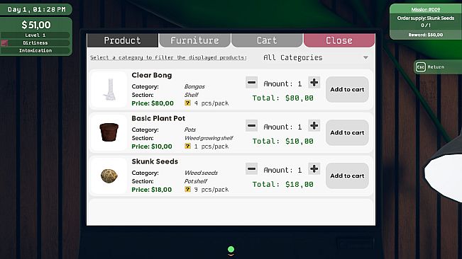 Weed Supermarket Simulator: Prologue