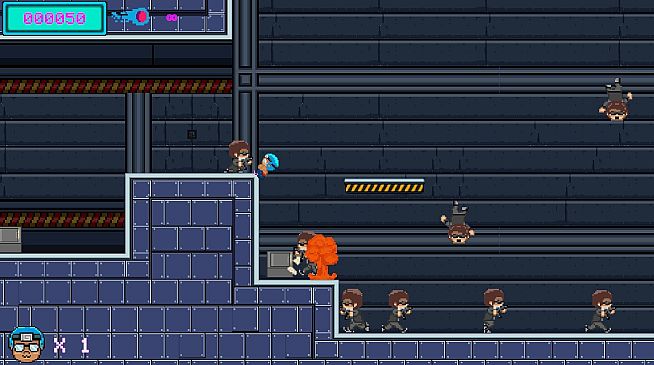 Pixel Waifu: Escape from the dark corporation. The telepathic power of a lovestruck otaku