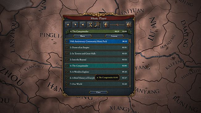 Europa Universalis IV: 10th Anniversary Community Music Pack