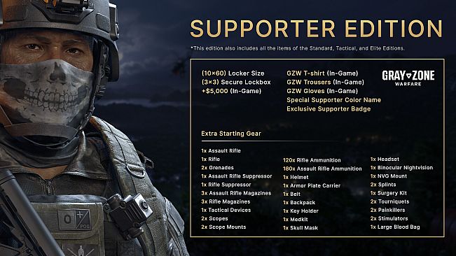 Gray Zone Warfare - Supporter Edition Upgrade