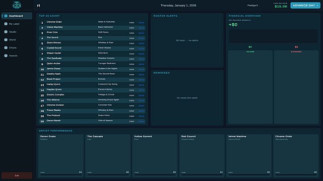 Recoup 'n' Roll: Music Industry Simulator