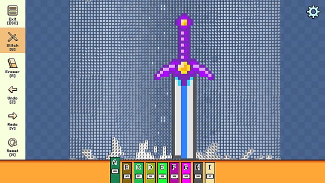 Pixel Cross Stitch - Enchanted Worlds Pack 3