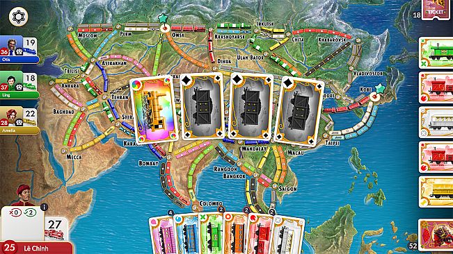 Ticket to Ride: Legendary Asia Expansion