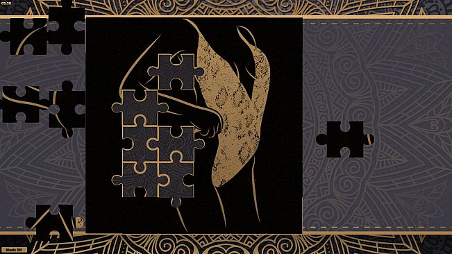 LineArt Jigsaw Puzzle - Erotica 2