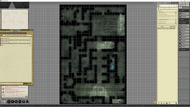 Fantasy Grounds - Pathfinder RPG - Pathfinder Flip-Mat - Bigger Dungeon