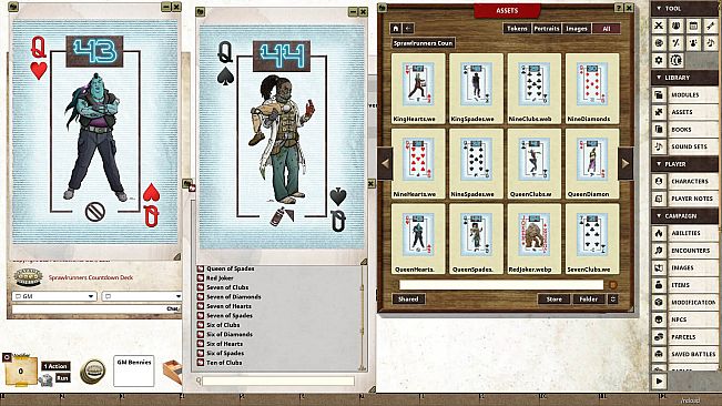 Fantasy Grounds - Sprawlrunners Countdown Deck