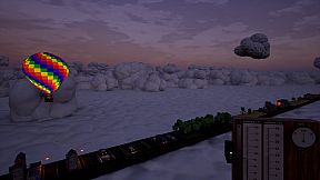 Endlessly side-scrolling Balloon Simulator 2024