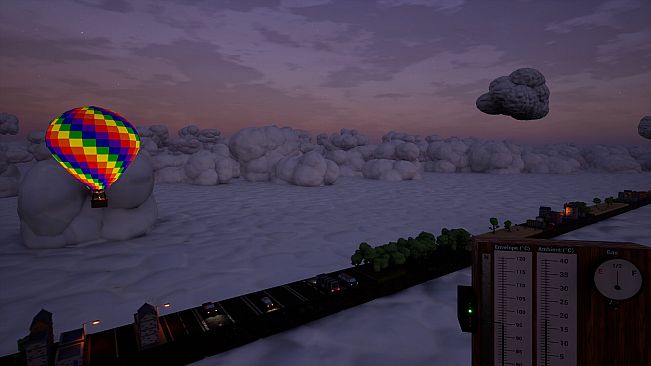 Endlessly side-scrolling Balloon Simulator 2024