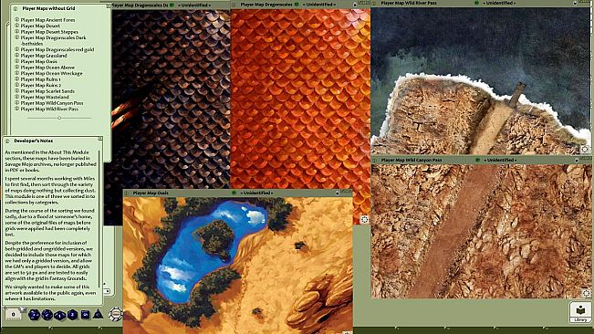 Fantasy Grounds - Map Pack Terrain and Battlemats (Map Pack)