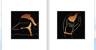 LineArt Jigsaw Puzzle - Erotica Christmas ArtBook