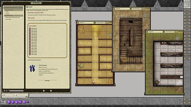 Fantasy Grounds - GameMastery Map Pack: Village