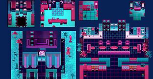RPG Maker MV - KR Vaporwave Dreams Tileset