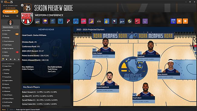 Draft Day Sports: Pro Basketball 2025