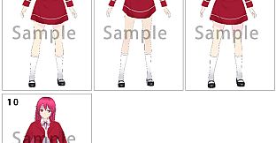 RPG Maker 3D Character Converter - Gee-kun-soft character 13 school uniform 4