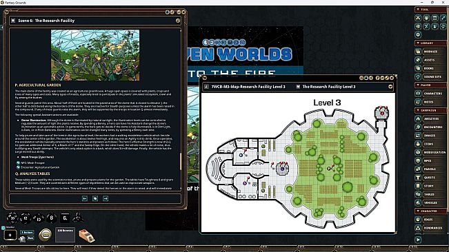 Fantasy Grounds - Seven Worlds Module 3: Into the Fire