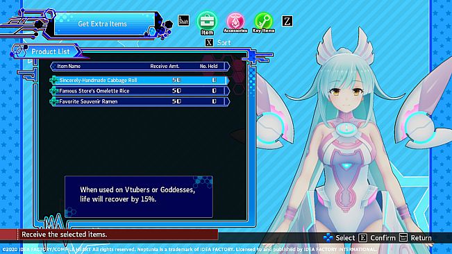 Neptunia Virtual Stars - Aogiri High School Pack