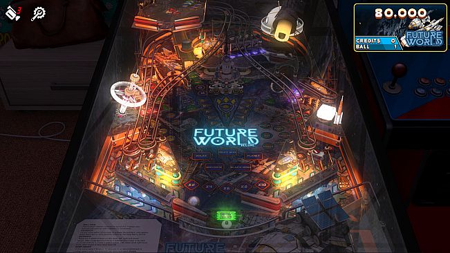 Zaccaria Pinball - Future World Deluxe Pinball Table