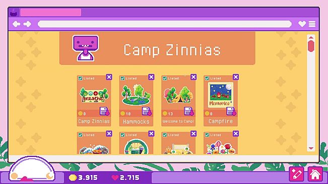Sticky Business: Camp Zinnias