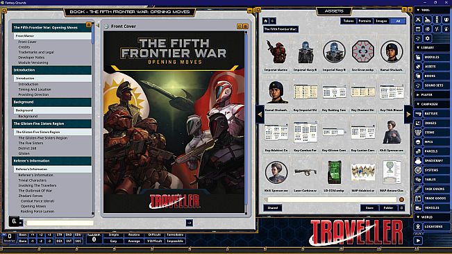 Fantasy Grounds - Traveller - The Fifth Frontier War: Opening Moves