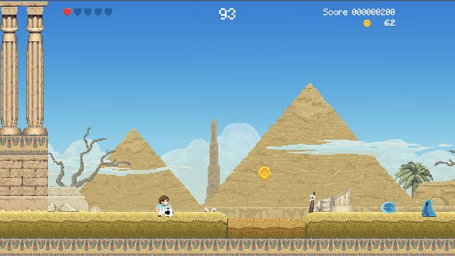 Soccerboy vs Aliens - World 2 - Desert Arena