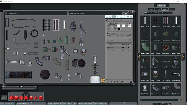 Fantasy Grounds - FG Industrial Factories Map Pack