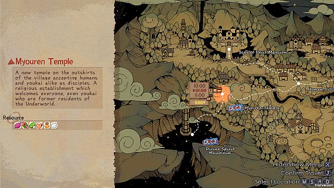 Touhou Mystia's Izakaya DLC3 Pack - Myouren Temple & Divine Spirit Mausoleum