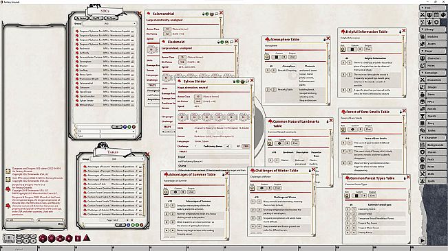Fantasy Grounds - Wondrous Expeditions: Forests