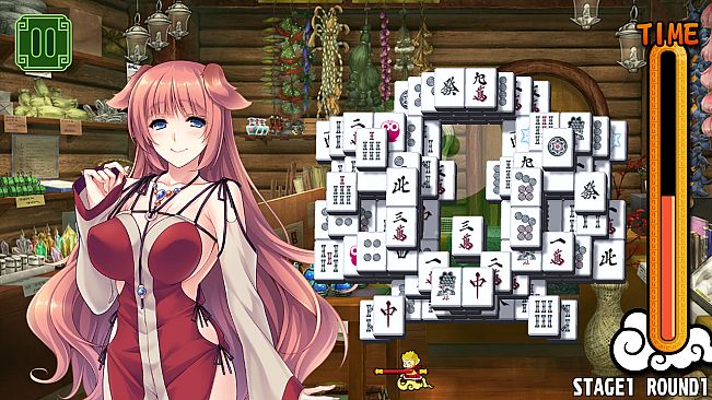 Pretty Girls Mahjong Solitaire [GREEN]