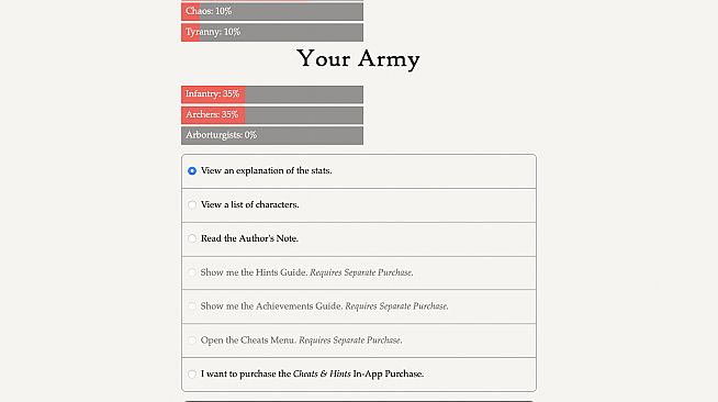 Siege of Treboulain — Cheats & Hints