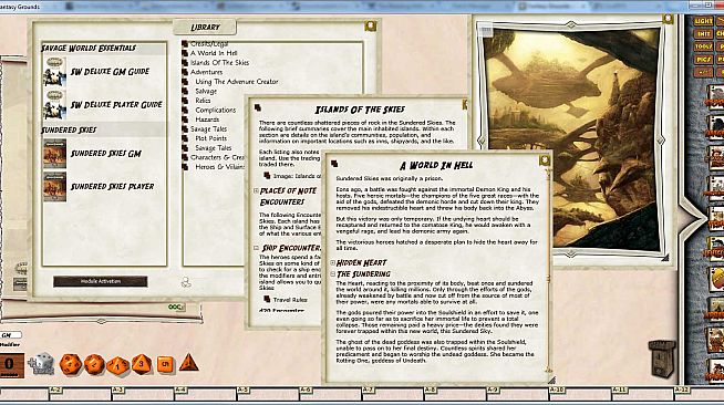 Fantasy Grounds - Savage Worlds Setting: Sundered Skies