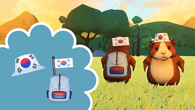 Guinea Pig Runaway Together - World Nations Cosmetic Pack