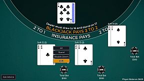 Player vs. Dealer Blackjack