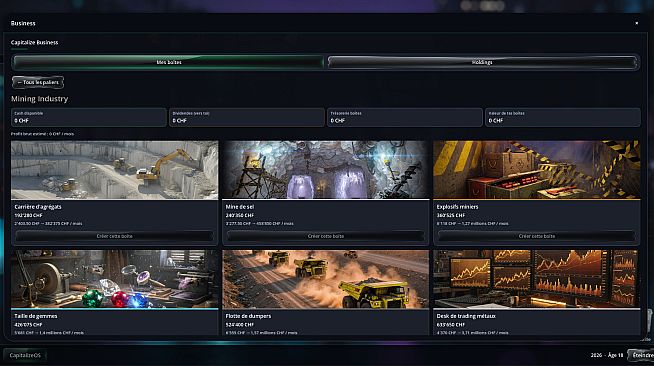 Capitalize - Mining Industry