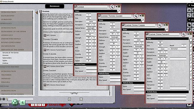 Fantasy Grounds - Shadow of the Demon Lord Monstrous Pack 3 - The Faerie and the Genie
