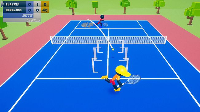 Stickman 3D Tennis DELUXE