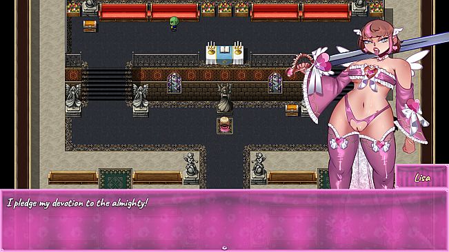 Lust Knight Lisa Alternate Costume - Sexy Cure