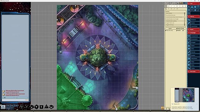 Fantasy Grounds - Starfinder RPG - Starfinder Flip-Mat - Amusement Park