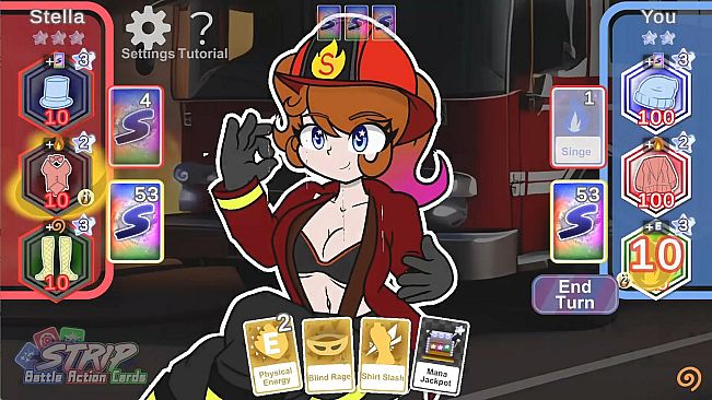 STRIP Battle Action Cards