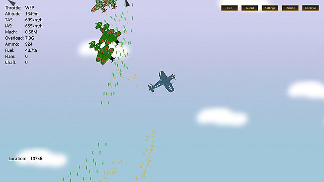 2D Dogfight - World War II (Eastern Front and Pacific)
