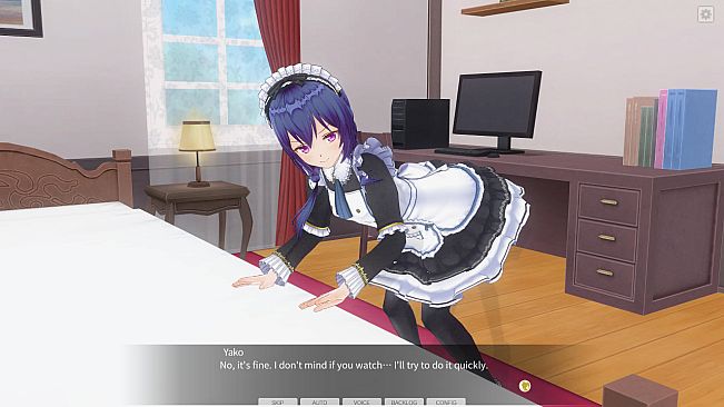 CUSTOM ORDER MAID 3D2 It’s a Night Magic Personality Pack Quiet and love to be pampered, Bookworm