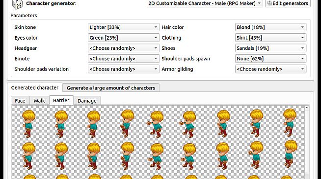Game Character Hub PE: 2D Customizable Character - Male