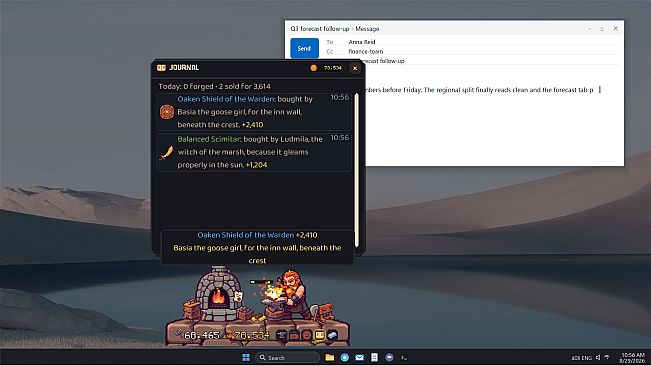 My Desktop Dwarf: Taskbar Forge