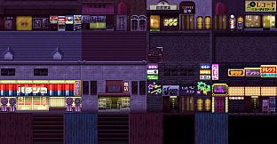 RPG Maker MV - SERIALGAMES Living Good City Tileset - 80's Scene SET