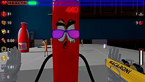 Die, zombie sausage, die!