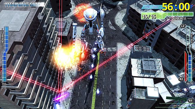 EARTH DEFENSE FORCE 4.1 WINGDIVER THE SHOOTER - TRAINING MODE