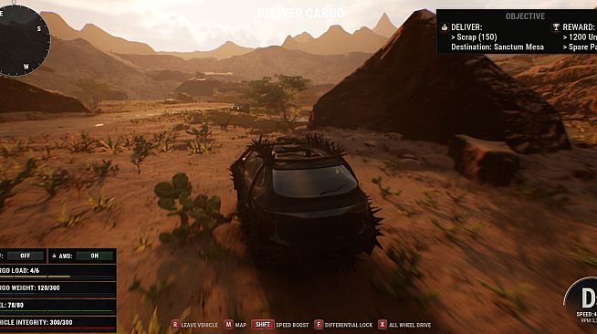 CARGO: Co-Op Delivery Simulator in Post Apocalyptic World