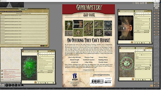 Fantasy Grounds - Pathfinder RPG - GameMastery Map Pack: Shrines