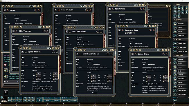 Fantasy Grounds - Traveller - Solomani Adventure 1: Mysteries on Arcturus Station
